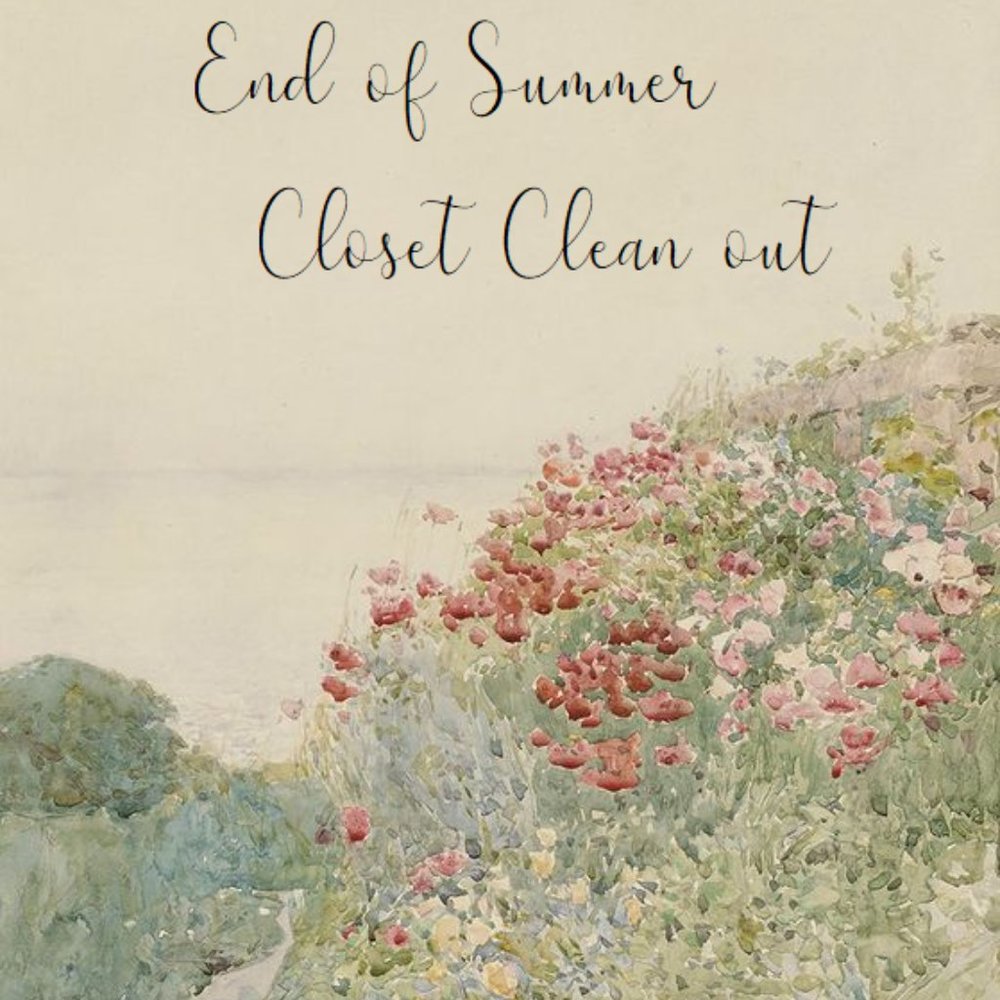 End of Summer Closet Cleanout